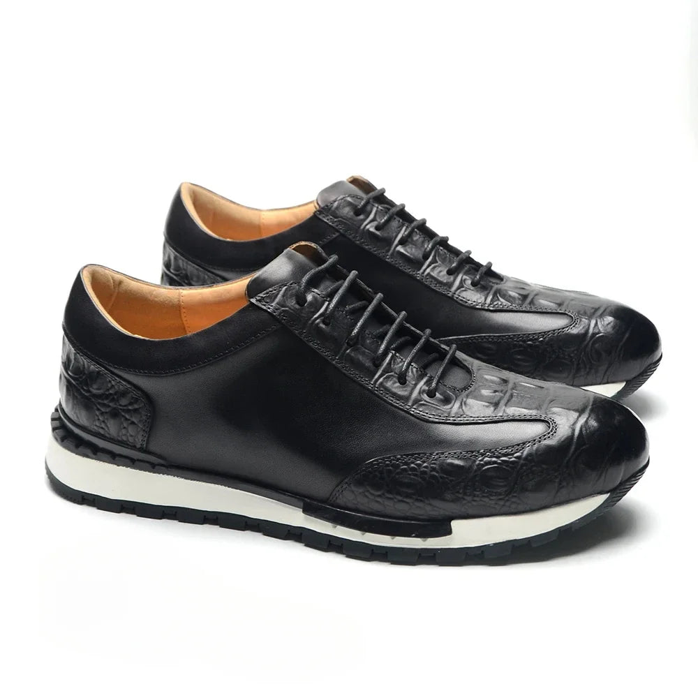 Oxford homme en cuir de vache à lacets – CLEVI Paris