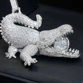 Pendentif Crocodile 3D Iced Out Zircon Hip Hop – CLEVI Paris