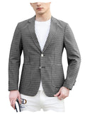 Blazer homme à carreaux 2 boutons – CLEVI Paris