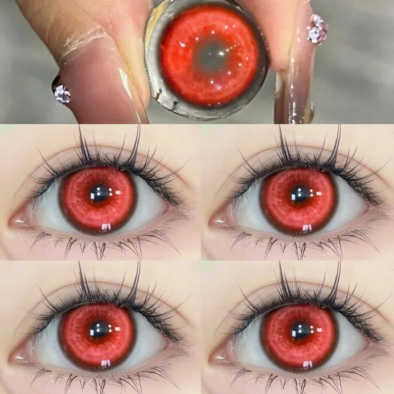 Lentilles de Contact Colorées DUOXIU | Collection Koi | Avec Correction 0 à -8.00 | 1 Paire – CLEVI Paris
