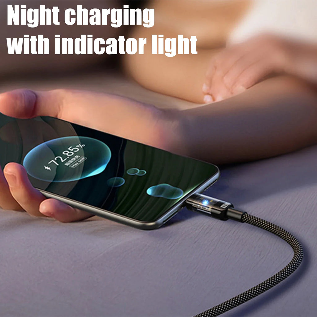 Câble USB-A vers USB-C Nylon 240W 3A Charge & Data 0,25m-2m – CLEVI Paris