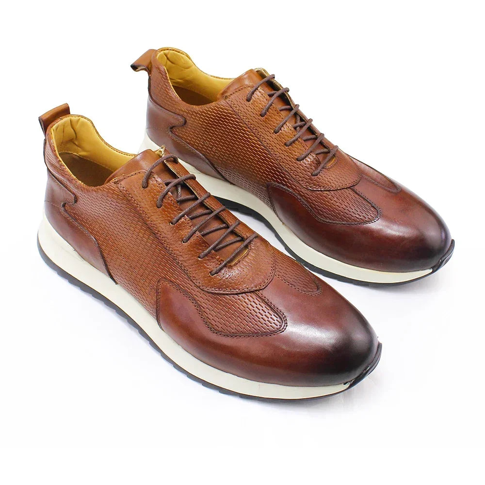 Oxford Casual Homme Cuir Vachette Respirant Lacets | Marche & Quotidien US 7-12