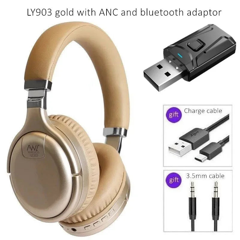 Casque SHOUMI ANC Bluetooth 5.0 Adaptateur TV USB 3.5mm Basses Profondes – CLEVI Paris