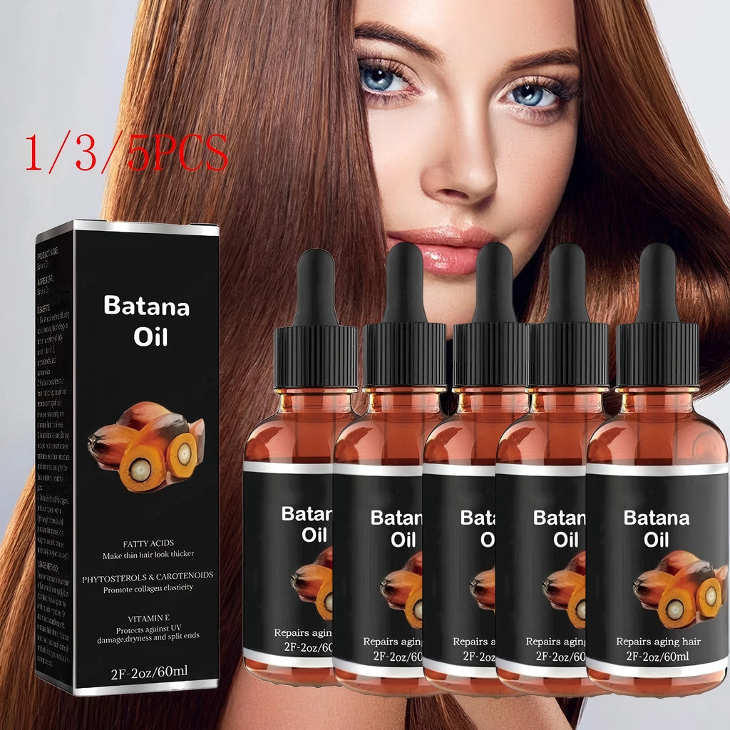 Huile de Batana Pure Naturelle 60ml | Anti-Chute & Croissance | Renforce & Répare | Unisexe – CLEVI Paris
