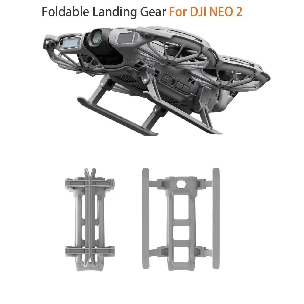 Train d'Atterrissage Pliable pour DJI Neo 2 – Extension Rapide +20mm – CLEVI Paris