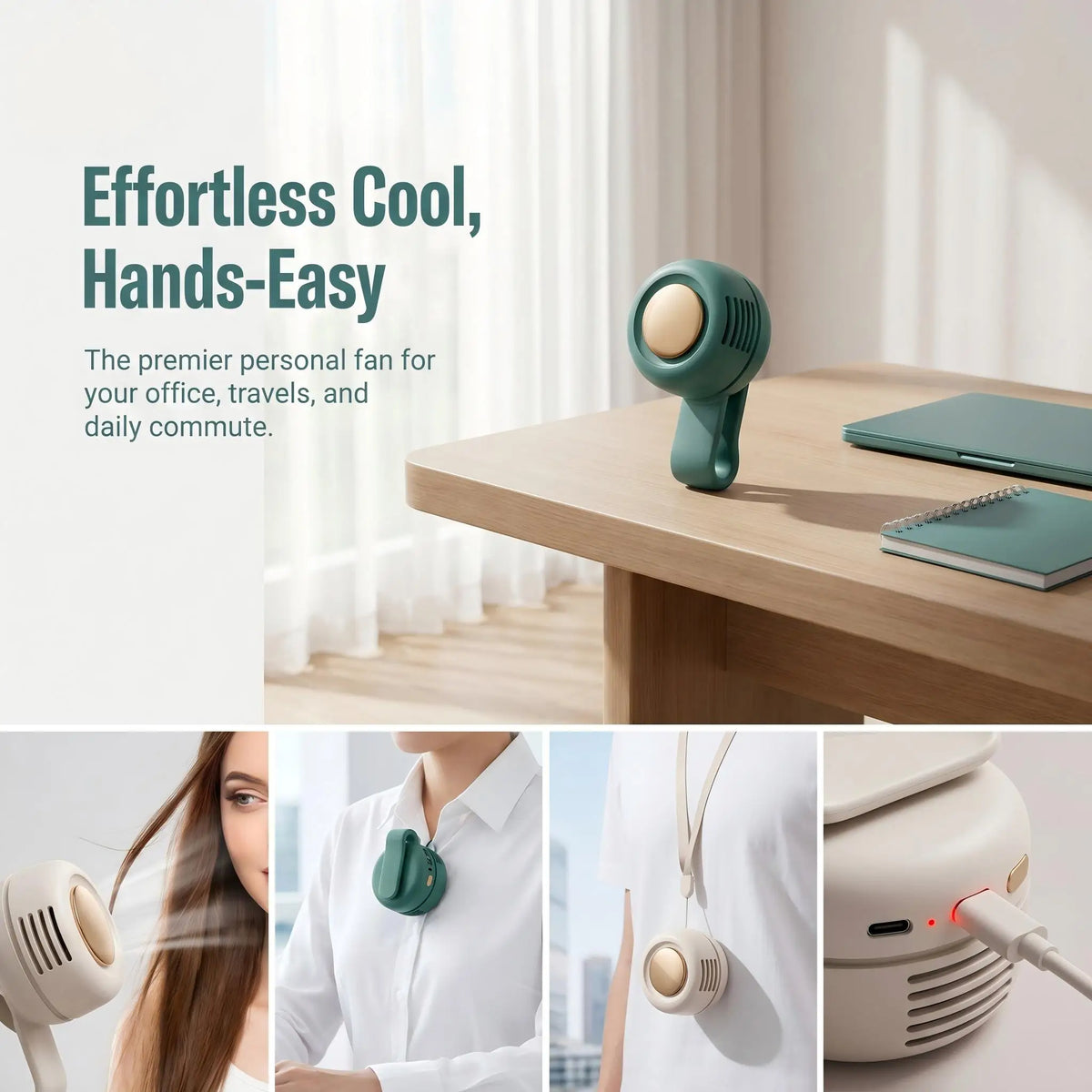 Mini ventilateur à clipser MG909 – CLEVI Paris