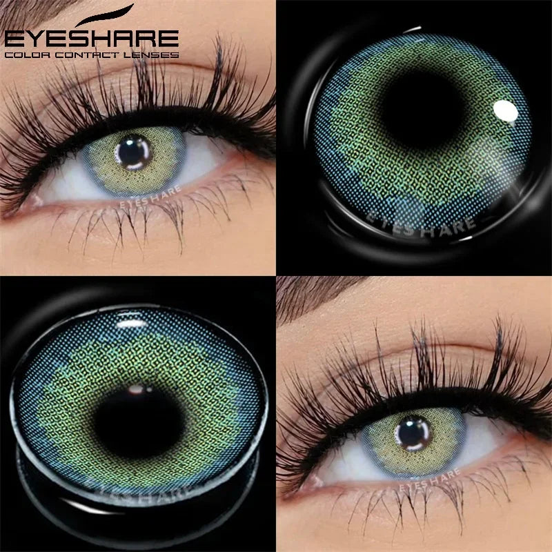 Lentilles de Contact Colorées EYESHARE | Sans Correction | 15 Coloris | Port Annuel – CLEVI Paris