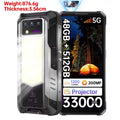 Smartphone Robuste OUKITEL WP100 TITAN – 33000mAh, 200MP, Projecteur Laser, 5G, Android 14 – CLEVI Paris
