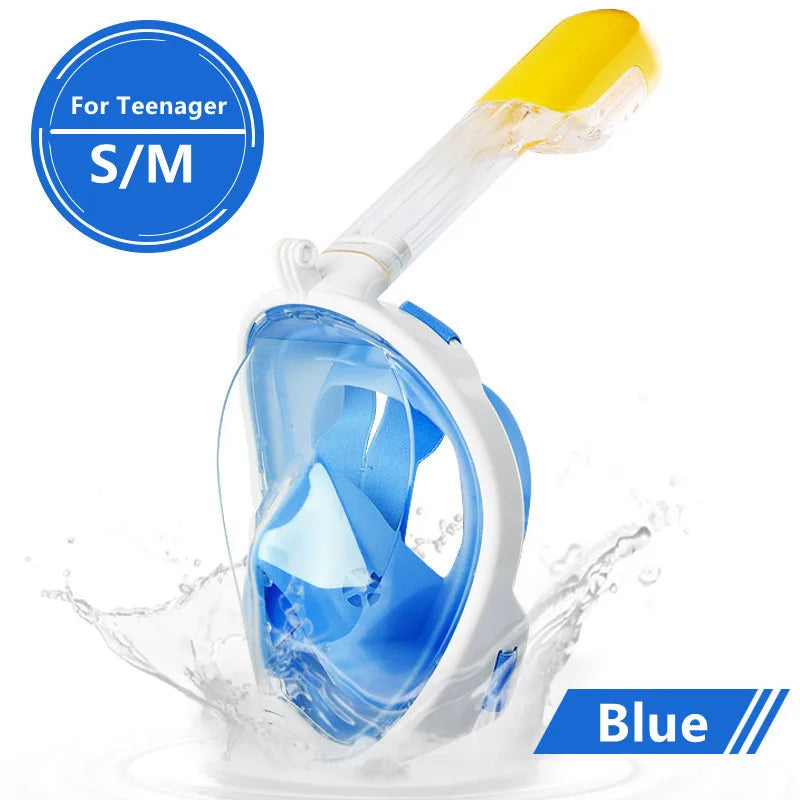 Masque de Plongée Intégral Anti-buée XIAOTREE – Snorkeling Adultes & Enfants – CLEVI Paris