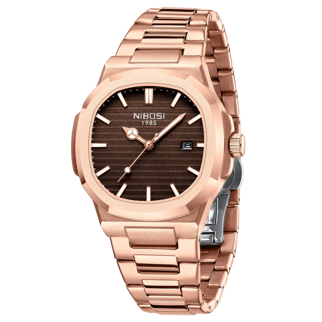 Montre Homme Quartz Militaire | Acier Inoxydable Date Automatique – CLEVI Paris