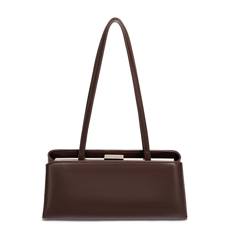 Sac Aisselle PU Souple Femme Retro 28x12cm Bandoulière 50cm 4 Coloris – CLEVI Paris