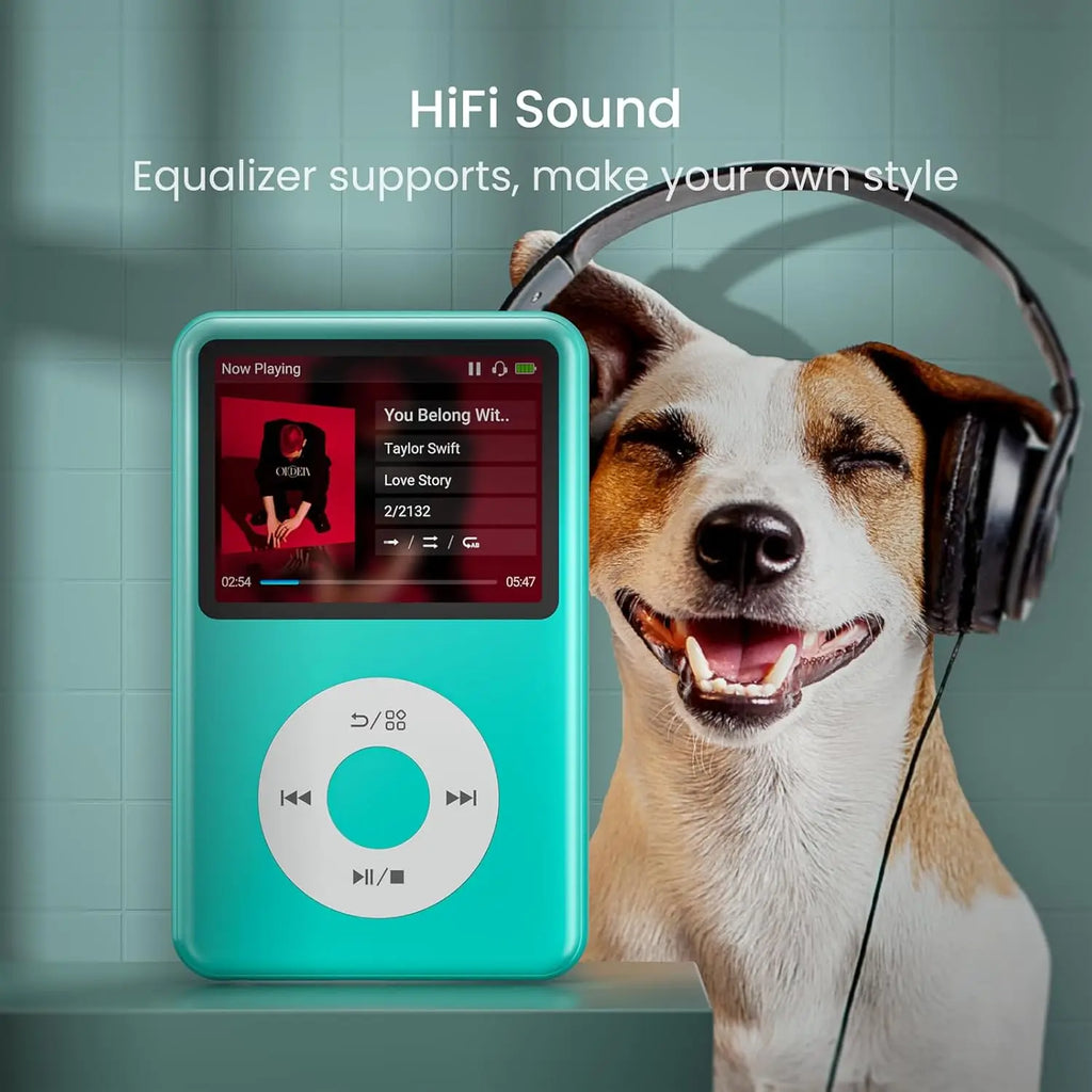 INNIOASIS Y1 Lecteur MP3 HiFi Bluetooth 64Go Écran 2,4" FM Radio Sortie Balancée – CLEVI Paris