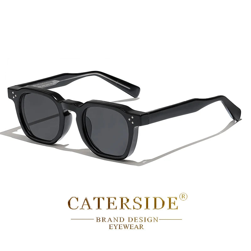 Lunettes de Soleil Caterside Style Punk Petit Cadre Carré UV400 Unisexe – CLEVI Paris