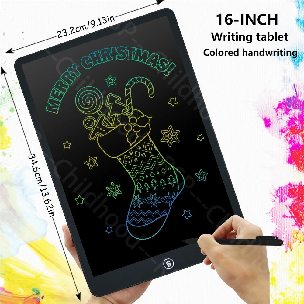 Ardoise LCD Enfant RSP – Tablette Écriture & Dessin 6,5" à 16" – Cadeau Éducatif Dès 3 Ans