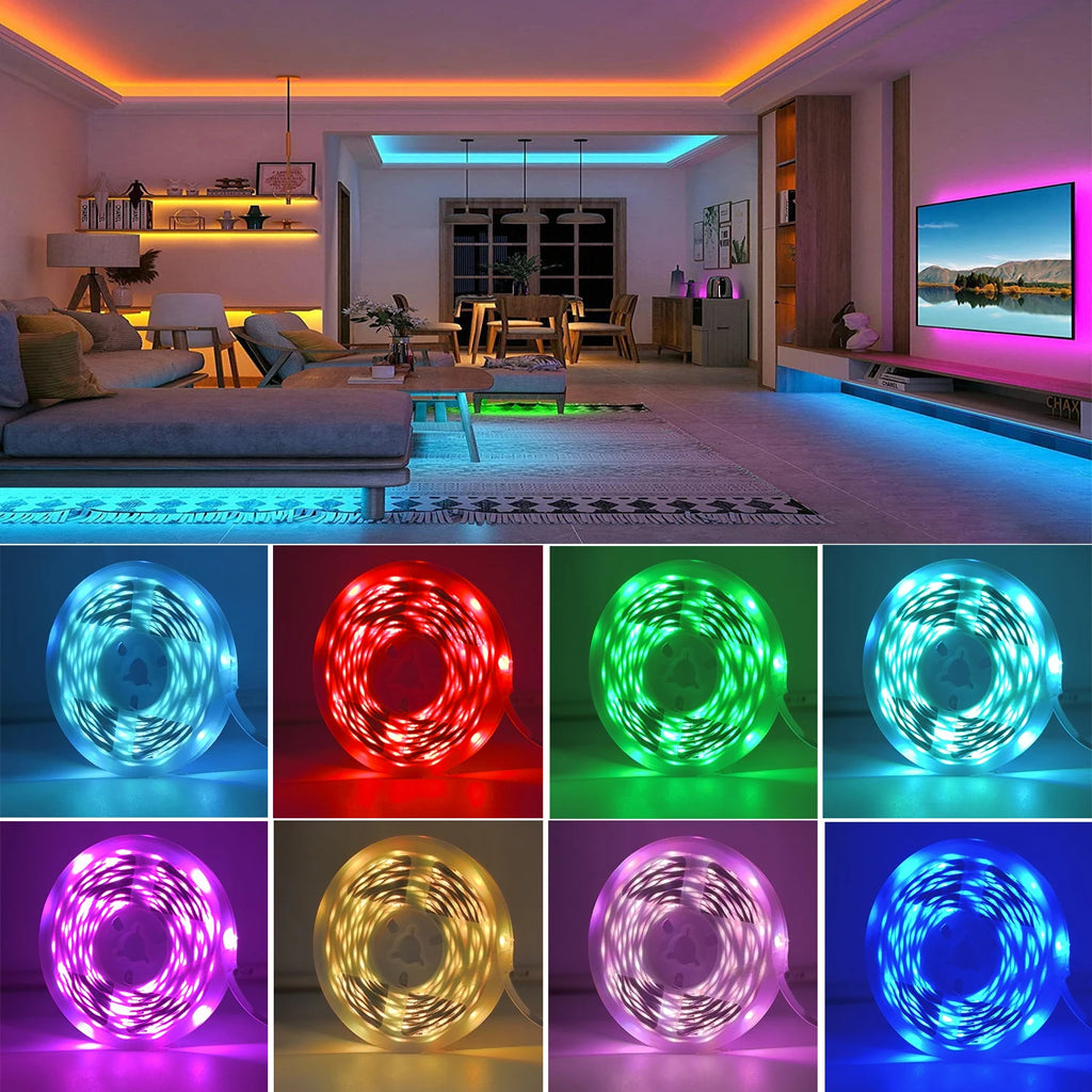 Ruban LED RGB USB Contrôle APP & Télécommande — CLEVI Paris