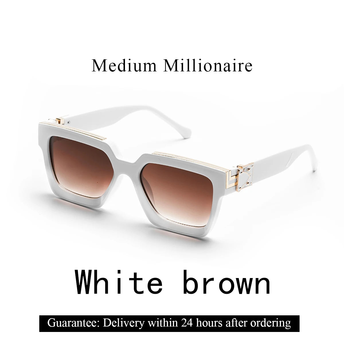 Lunettes de Soleil Carrées Style Millionnaire Rétro Homme – Monture Polycarbonate UV400 Catégorie 3 – CLEVI Paris