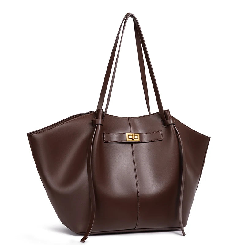 Sac Cabas Femme Cuir PU Forme Chauve-Souris Grande Taille – CLEVI Paris