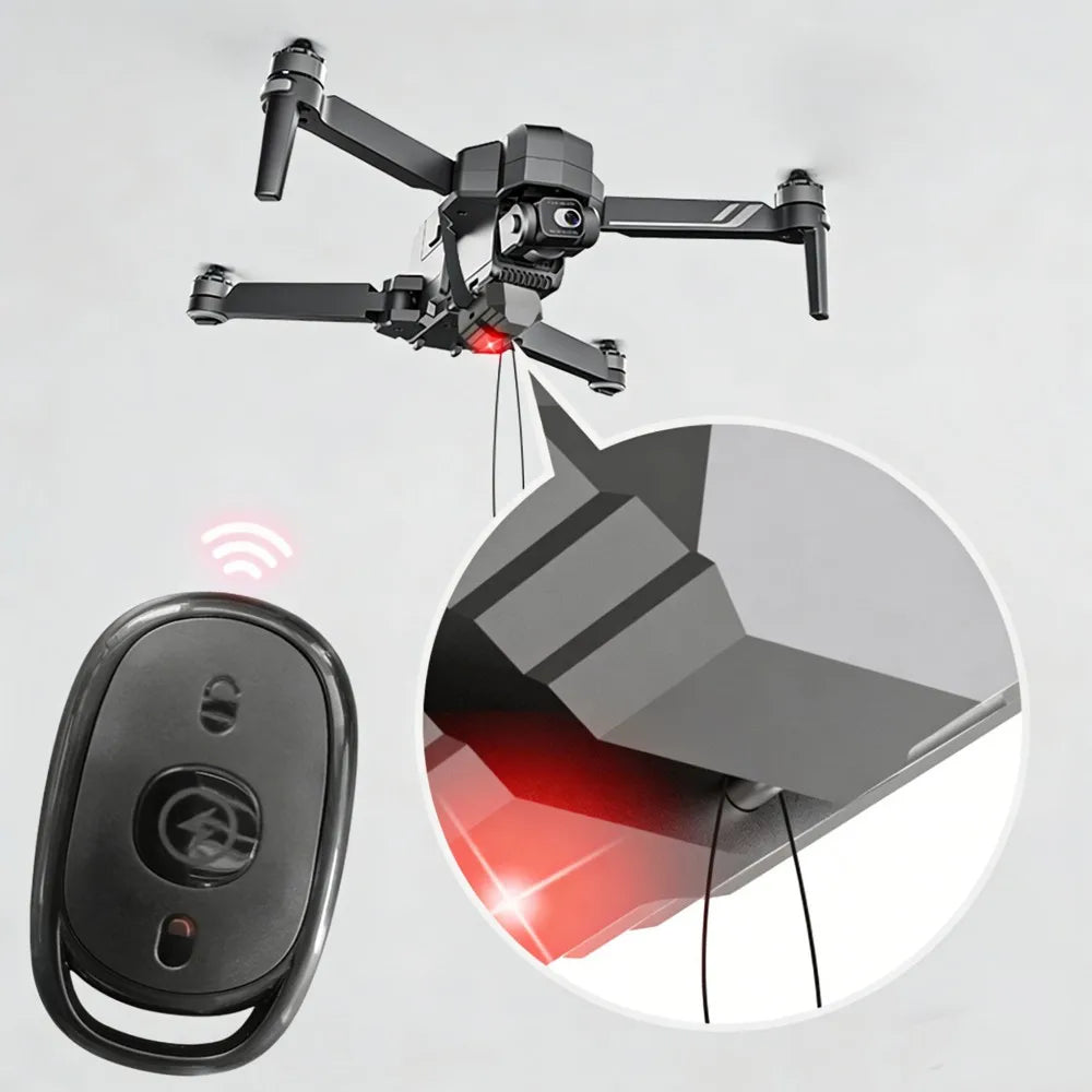 Système de Largage Télécommandé 2.4G pour Drone – Charge Utile 750g, Installation Sans Démontage & USB – CLEVI Paris