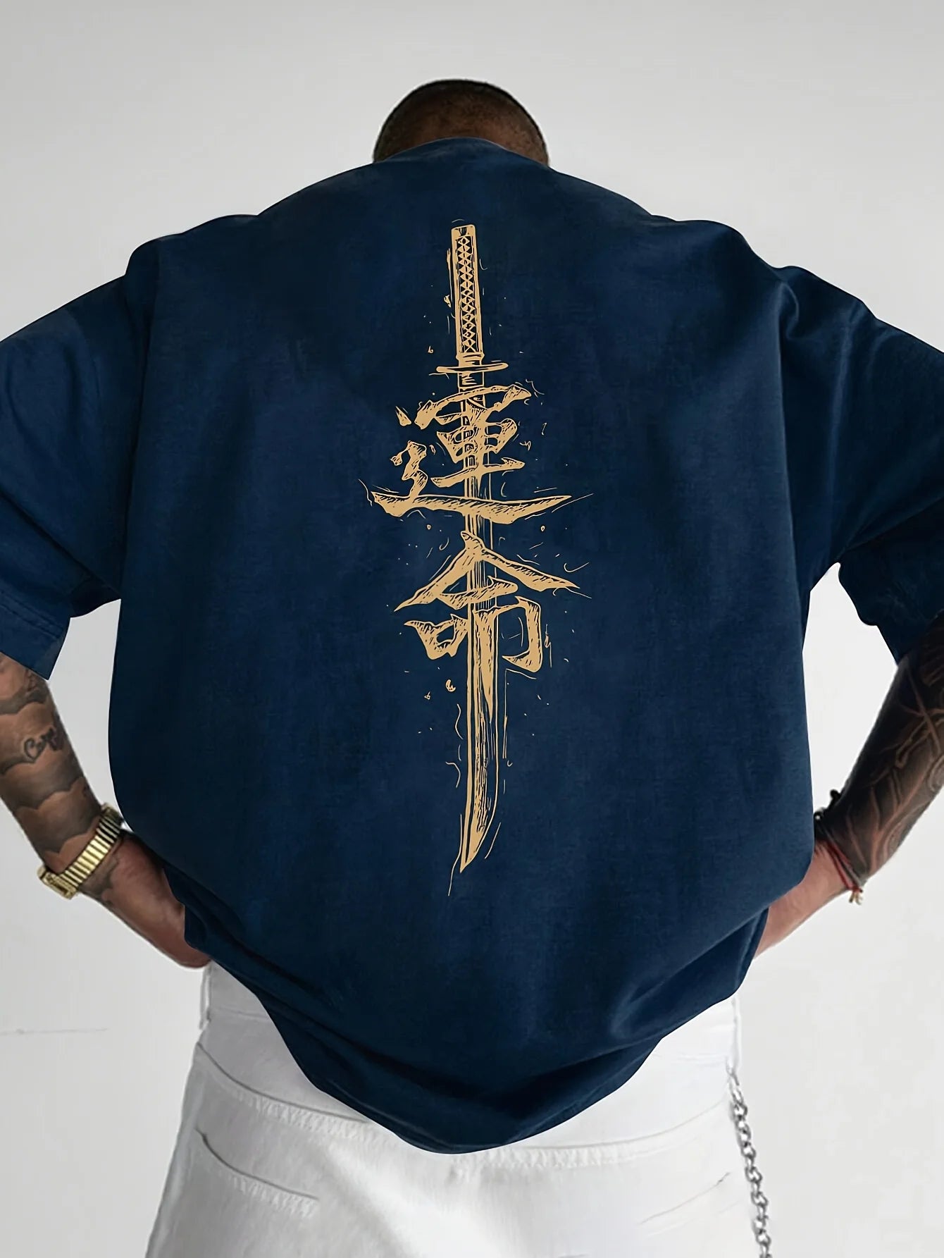 T-Shirt Unisexe Imprimé Samouraï Japonais 100% Coton Manches Courtes 15 Coloris – CLEVI Paris