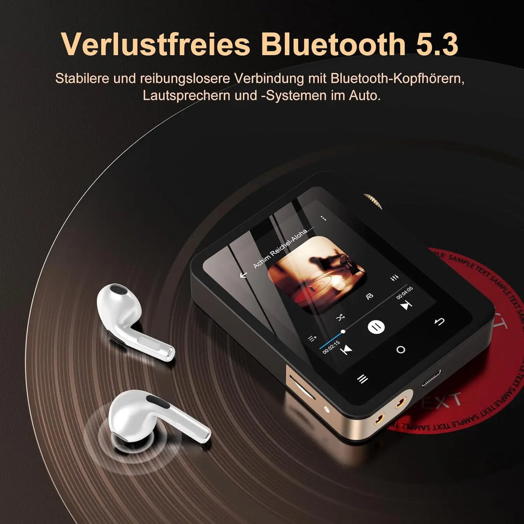 Fanvace F10 Lecteur HiFi DSD Bluetooth 5.3 DAC ES9018K2M Écran 2,8" 50h 64Go – CLEVI Paris