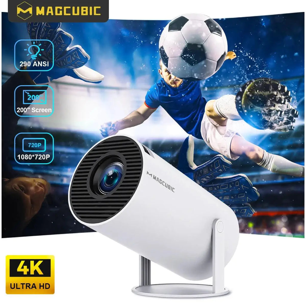 Projecteur Magcubic HY300 PRO 290 ANSI Android 14 WiFi 6 Bluetooth 5.4 Rotation 180° – CLEVI Paris