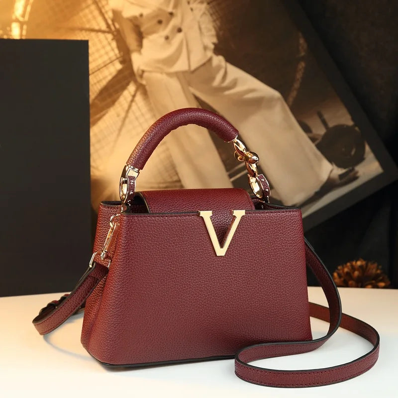 Sac Épaule Femme Cuir Synthétique Style Parisien Vintage Luxe – CLEVI Paris