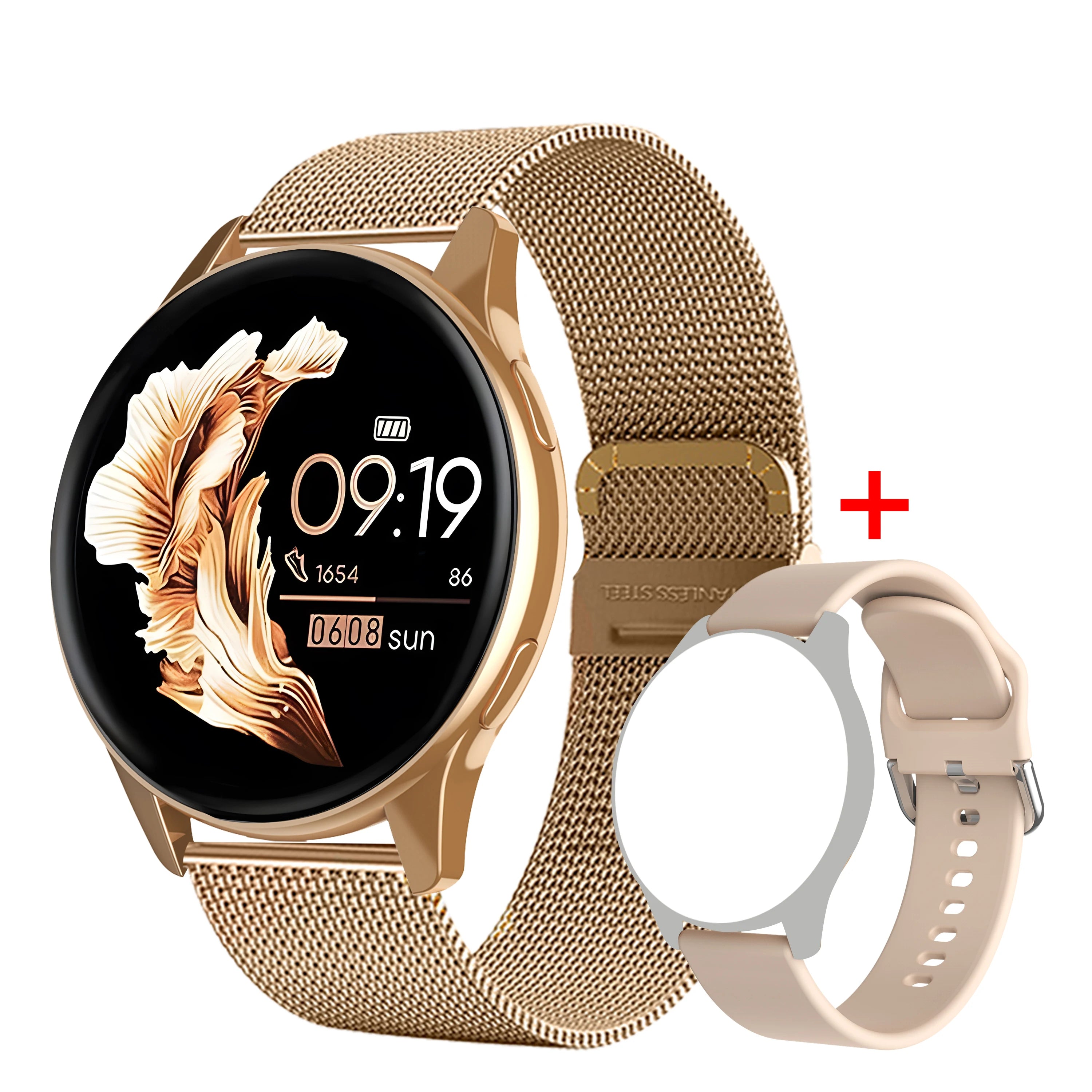 Montre Connectée SIMSONLAB — Huawei GT5 Pro, Appels BT, Cardio, SpO2, Sommeil, Écran HD 1.28" | CLEVI Paris