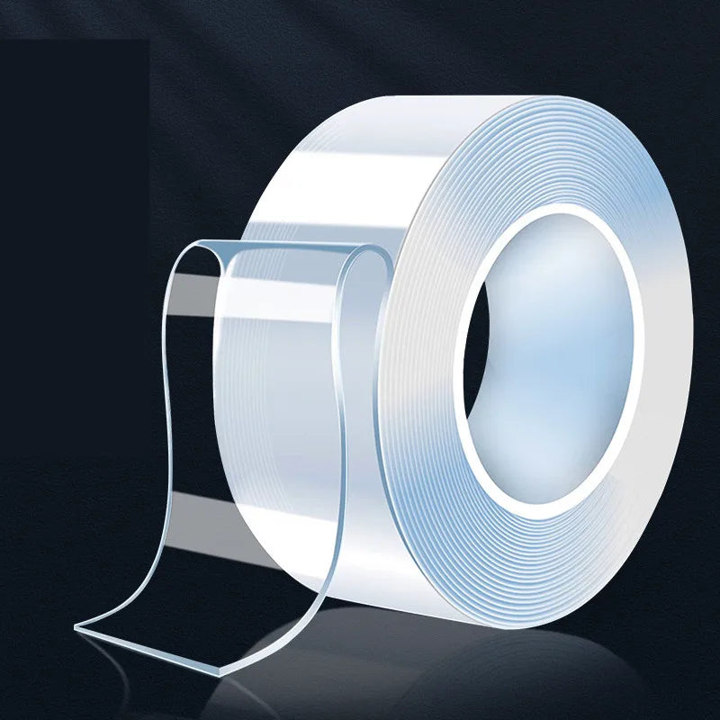 Nano Tape Double Face Réutilisable Sans Trace — 1m, 3m ou 5m — CLEVI Paris