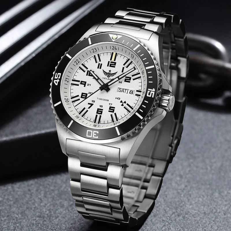 Montre YELANG V1031 Diver Automatique Homme Saphir Miyota 8205 300M – CLEVI Paris