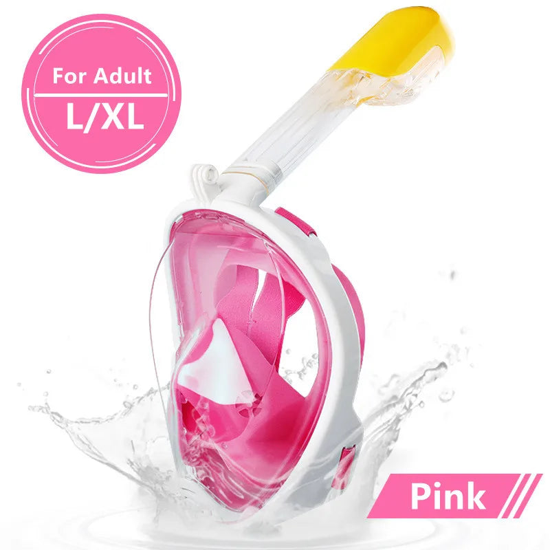 Masque de Plongée Intégral Anti-buée XIAOTREE – Snorkeling Adultes & Enfants – CLEVI Paris