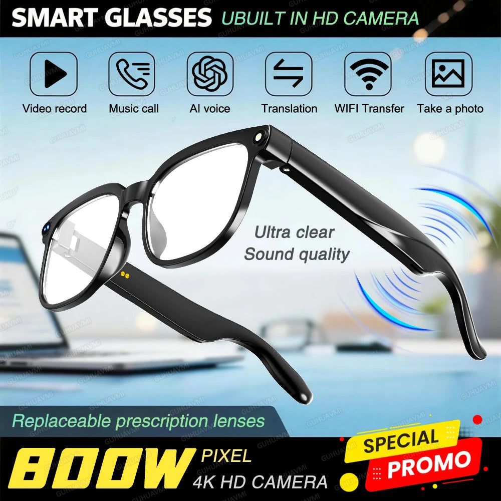 Lunettes connectées M02S vidéo 1080p – CLEVI Paris