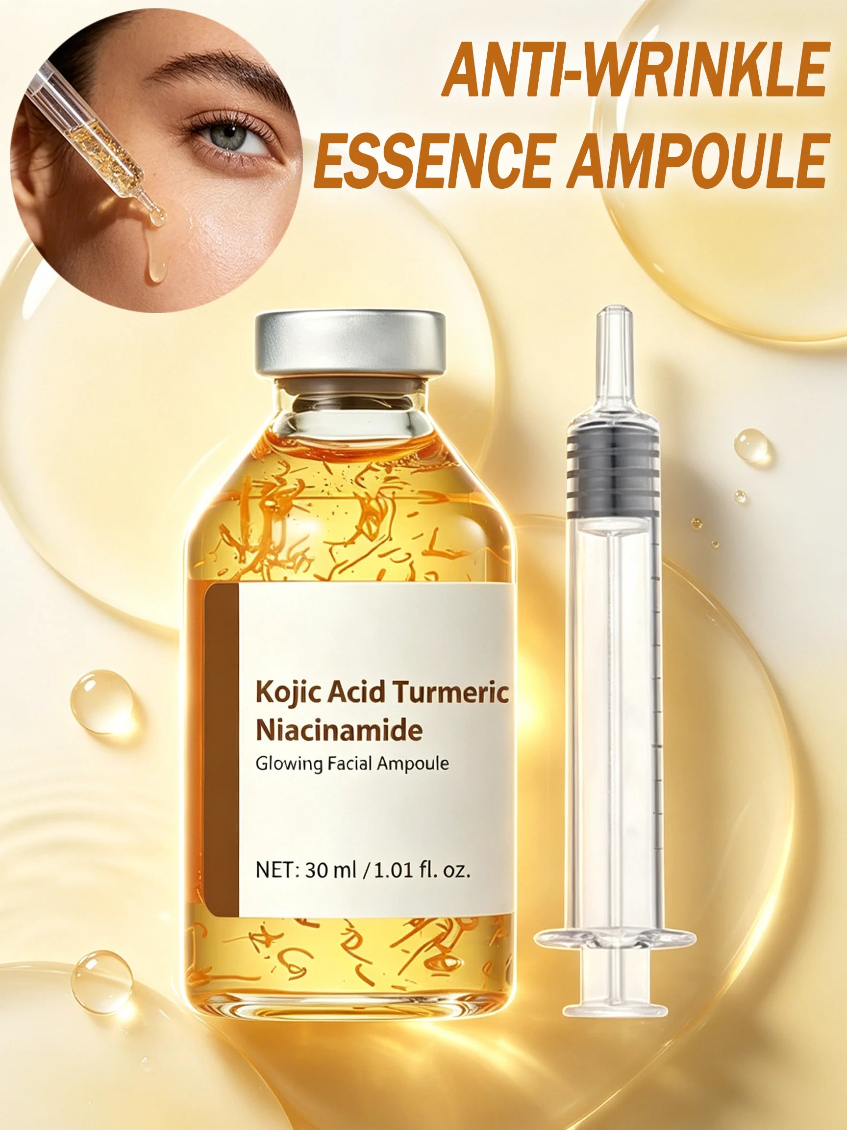 Sérum Anti-Rides & Anti-Rides Peptides de Soie – Soin Visage Lissant & Hydratant – CLEVI Paris