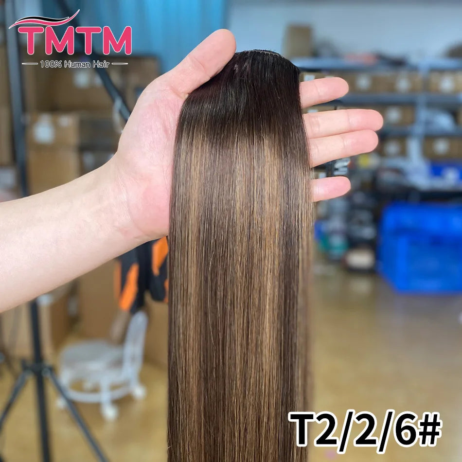 Extensions clip-in cheveux humains 7 pièces – CLEVI Paris