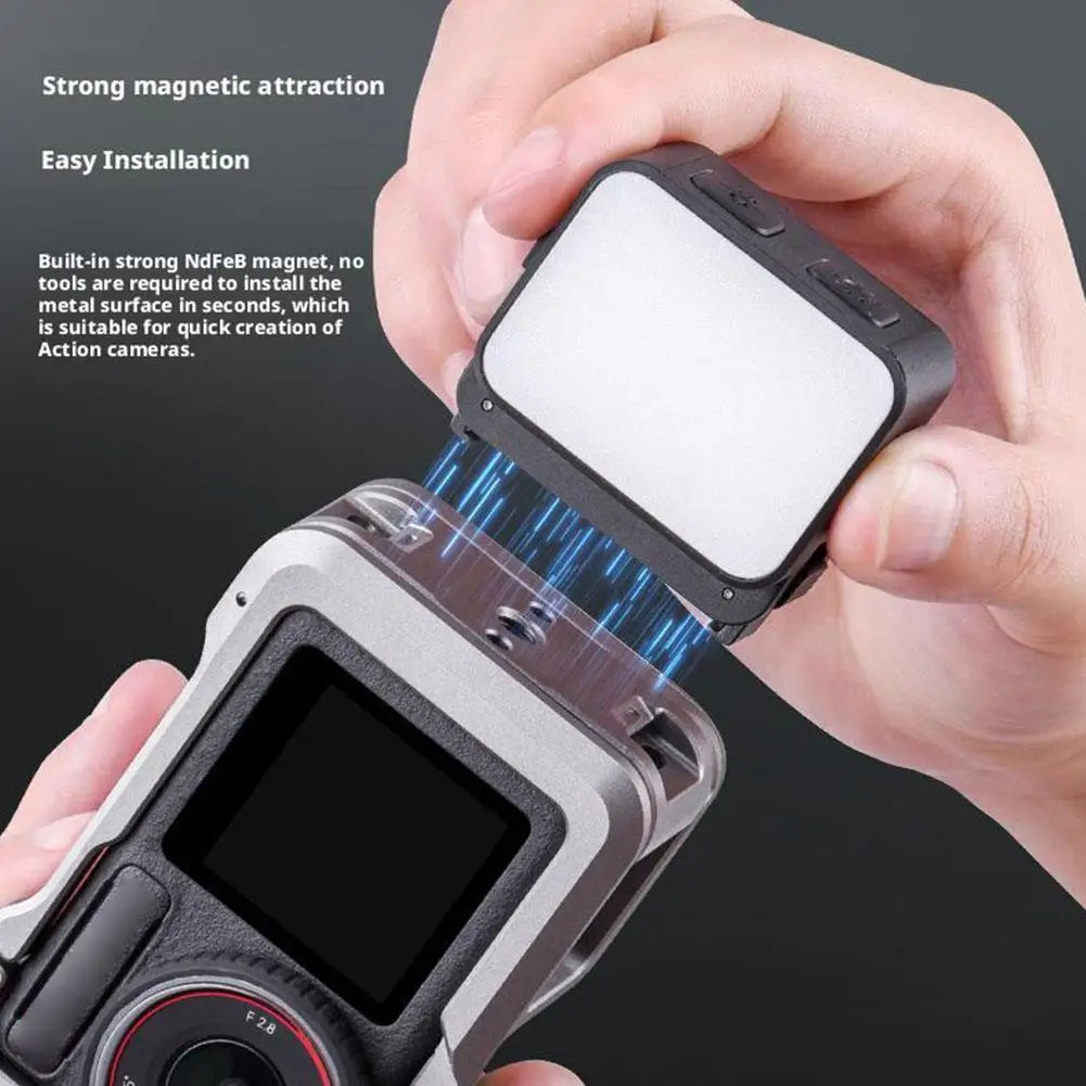Mini lampe LED magnétique pour caméra – CLEVI Paris