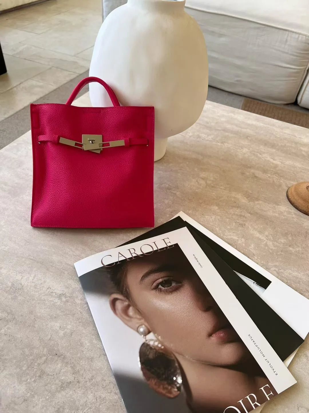 Sac Seau Femme Cuir Vachette Première Couche Style Médiéval – CLEVI Paris