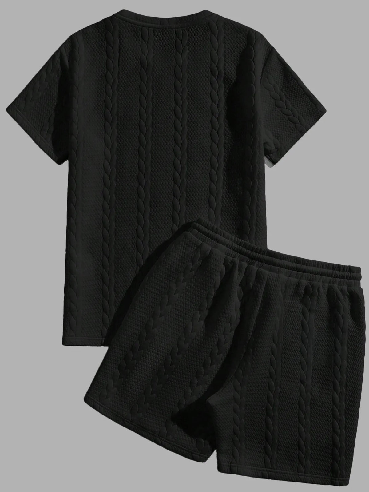 Ensemble homme t-shirt texturé et short ample – CLEVI Paris