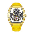 BONEST GATTI BG9960 Montre Homme Automatique Tonneau Cristal K9 Saphir – CLEVI Paris