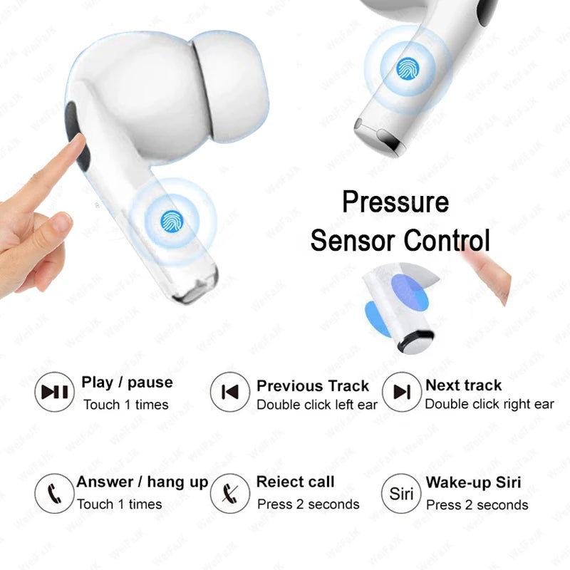 Écouteurs TWS UOJSJK Air Pro 5 & 6 Bluetooth 5.0 ANC HiFi Apt-X Micro Waterproof – CLEVI Paris