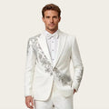 Costume homme 2 pièces floral brodé – CLEVI Paris