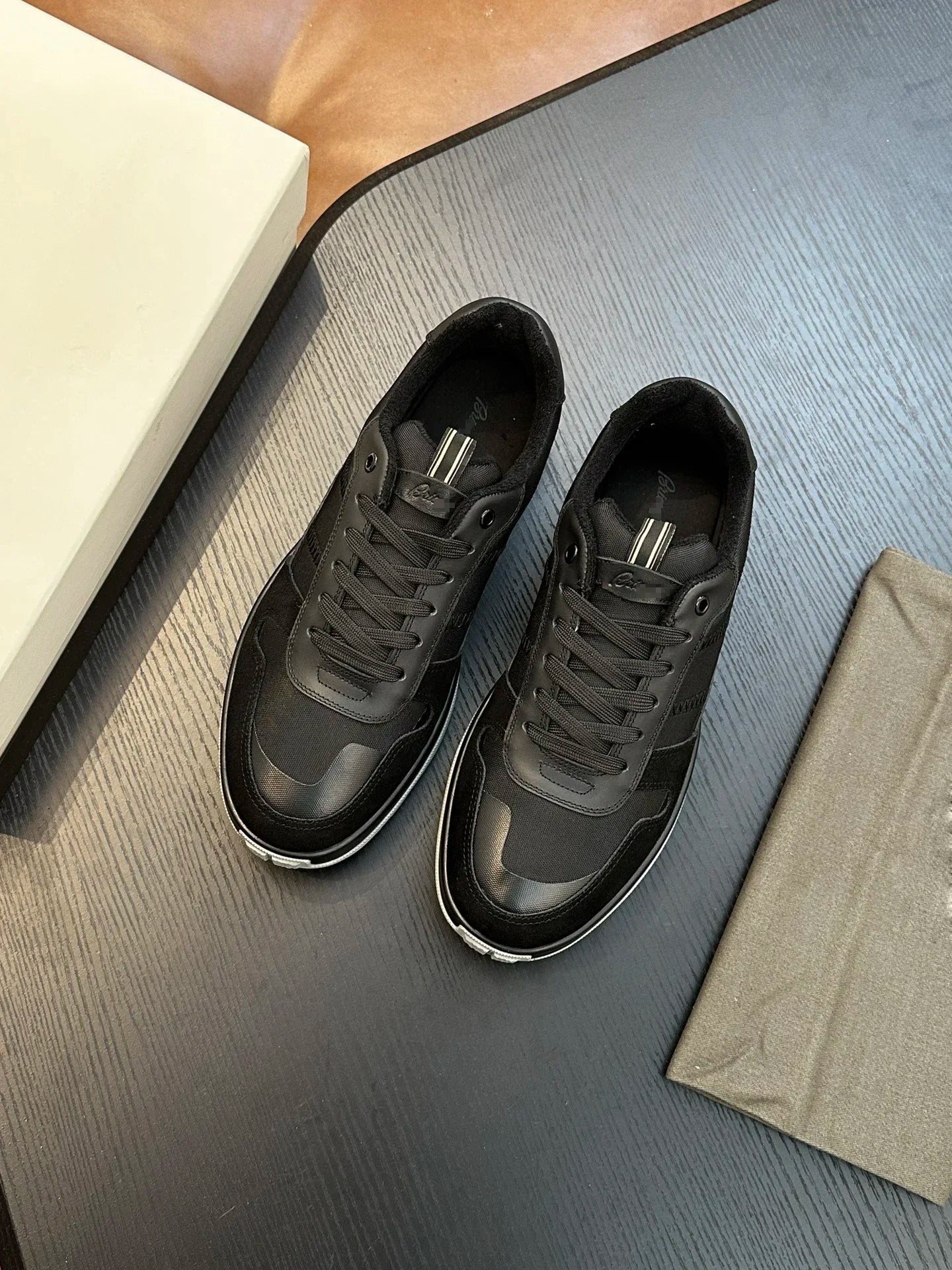 Sneakers Homme Cuir Véritable Respirant Casual Sport EU 38-46 – CLEVI Paris