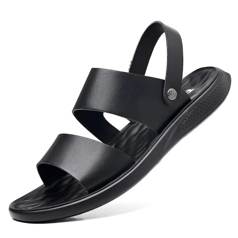 Sandales Homme Cuir Style Gladiateur Vintage Casual Plage – CLEVI Paris