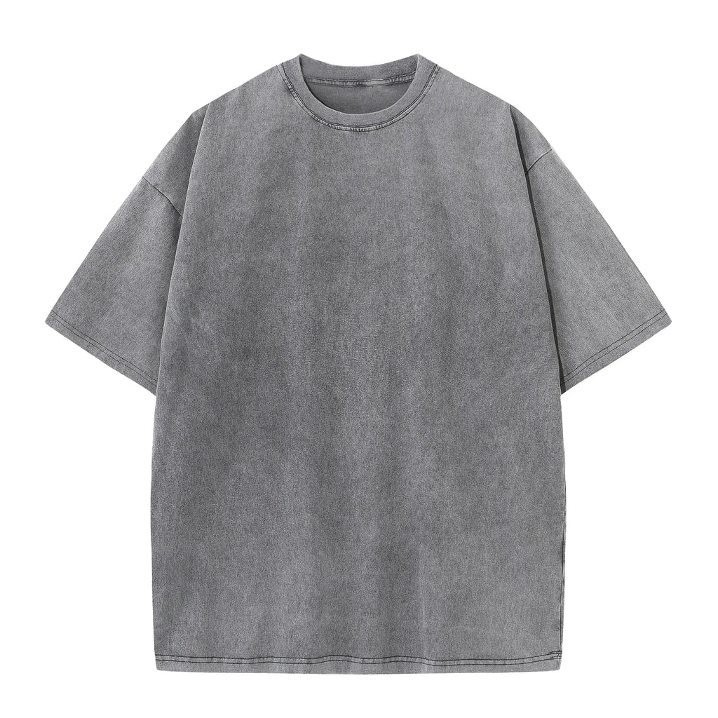 T‑shirt Homme Été 100% Coton – Style Rétro & Épaules Tombantes – CLEVI Paris