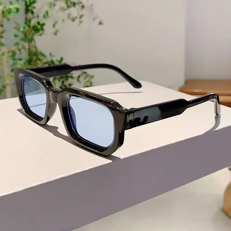 Lunettes de Soleil Rétro Rectangle UV400 – Style Vintage Mixte