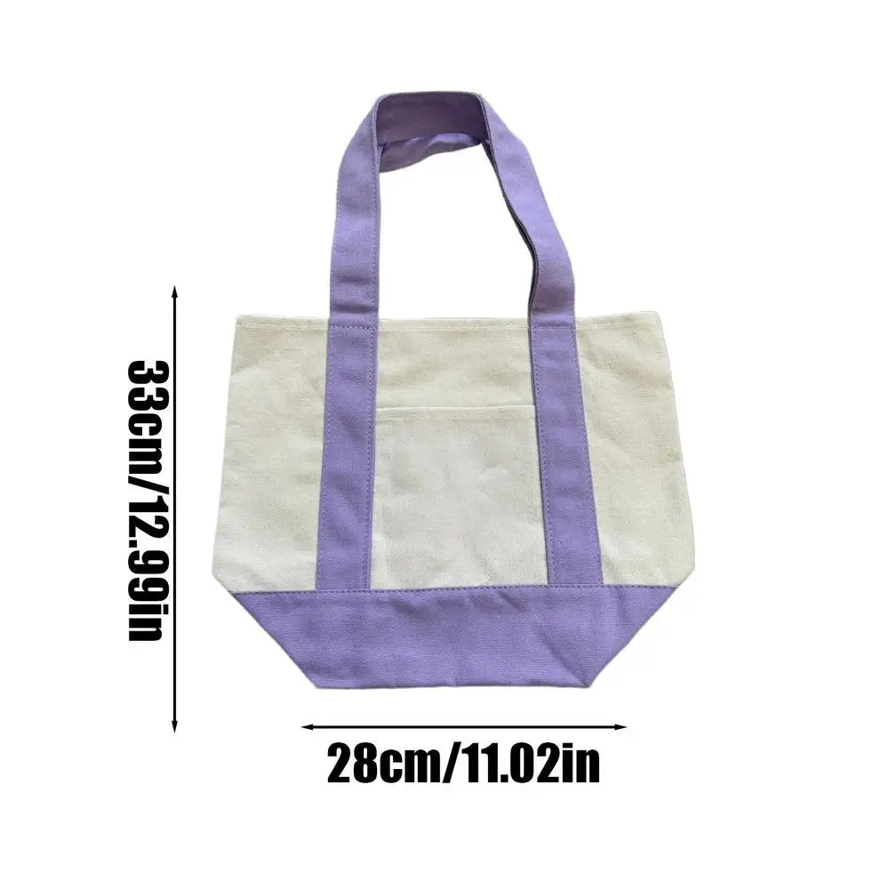 Tote Bag en Toile Minimaliste — Cabas Réutilisable, Bandoulière, 33x28cm, 4 Coloris | CLEVI Paris