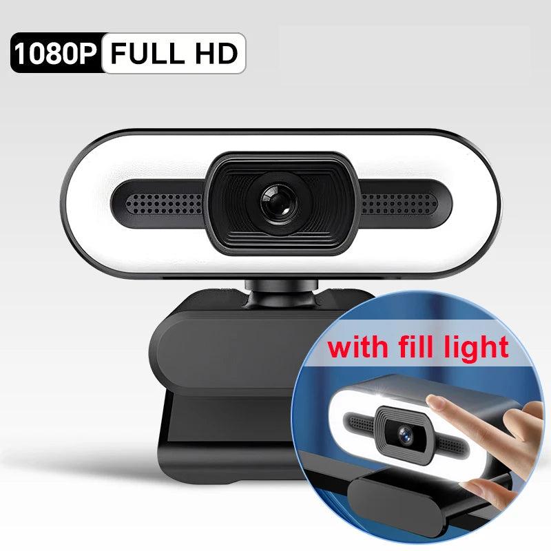 Webcam EOENKK 4K Autofocus – Micro Intégré, Fill-in Optionnel, USB Plug-and-Play, PC & Laptop, Streaming & Visio – CLEVI Paris