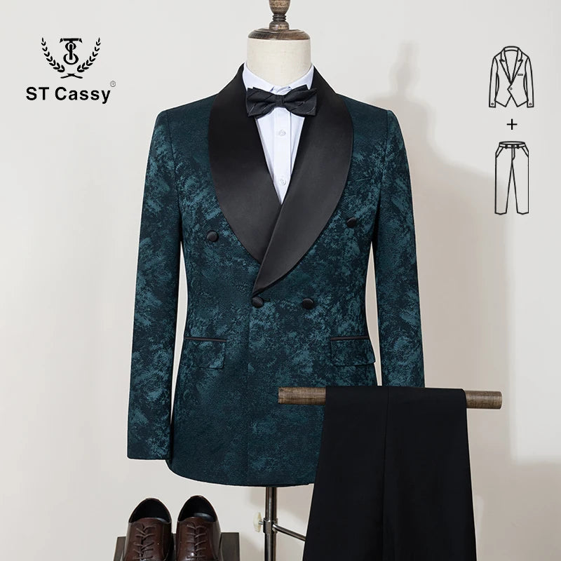 Costume homme 2 pièces double boutonnage – CLEVI Paris