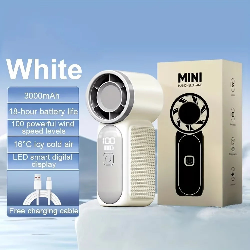 Mini Ventilateur Portable 3600mAh – Turbo Pocket Fan Outdoor