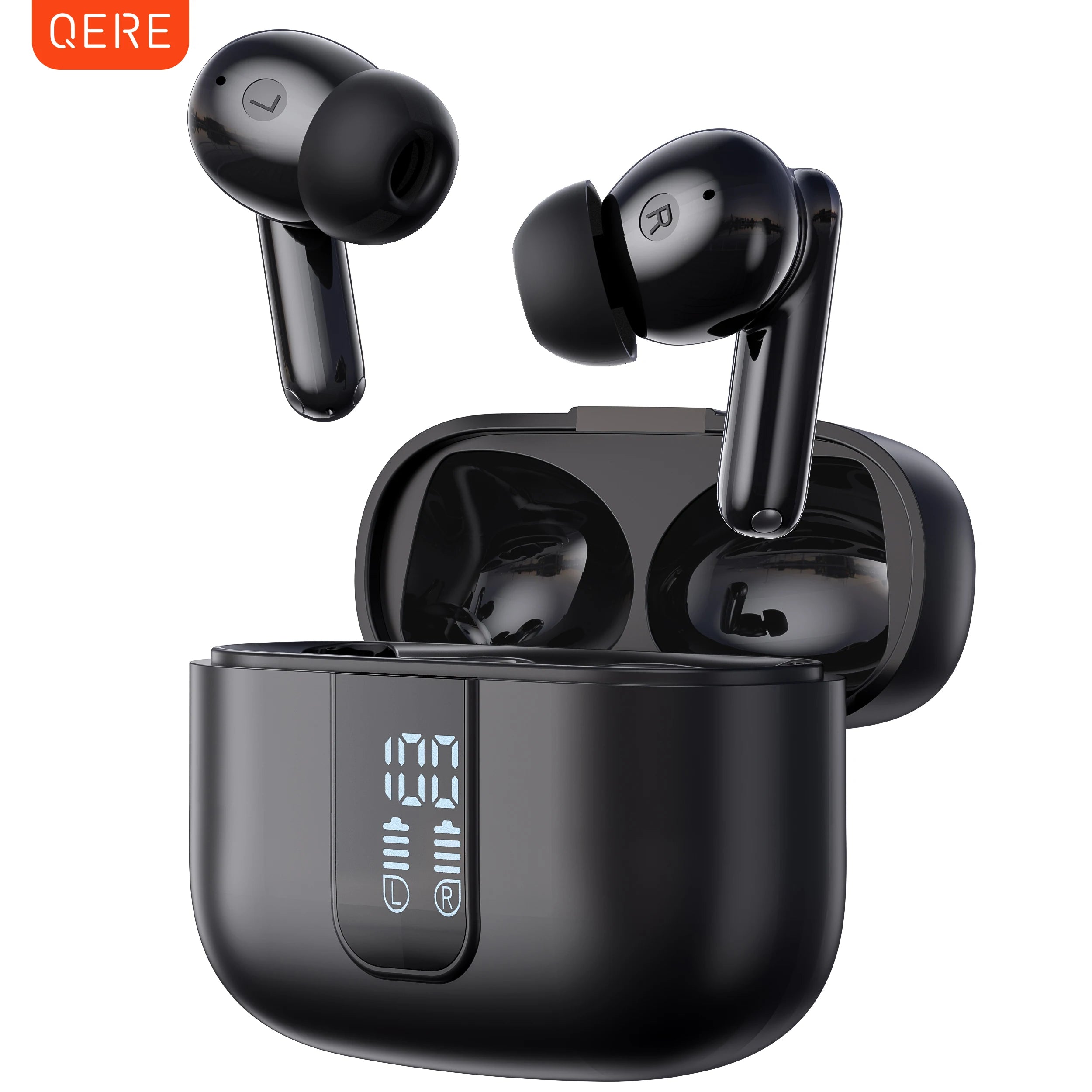 QERE E50 Écouteurs Bluetooth 5.3 TWS HiFi 28h – CLEVI Paris