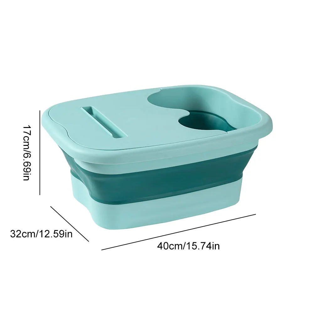 Bain de Pieds Pliable avec Picots de Massage — Pliable, Compact, Certifié CE | CLEVI Paris