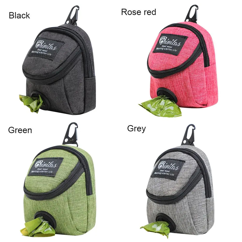 Pochette de Dressage Chien Multifonction — Distributeur de Sacs, Portable, 4 Coloris | CLEVI Paris